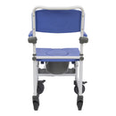 Apex Aluminum With Plastic Bucket And Armrest Commode Chair