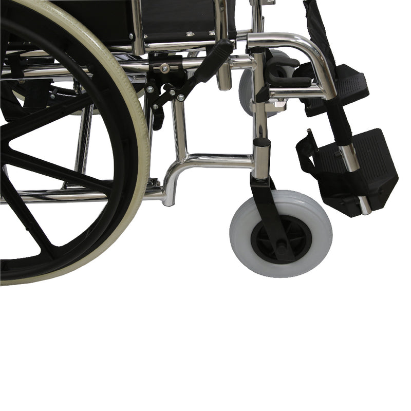 Caremax Steel Heavy Duty Wheelchair