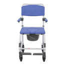 Apex Aluminum With Plastic Bucket And Armrest Commode Chair