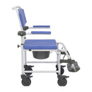 Apex Aluminum With Plastic Bucket And Armrest Commode Chair