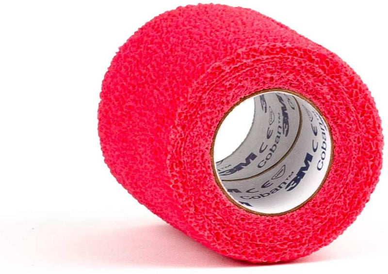 Nexcare Athletic Wrap, CR-3R , 3 x 5 Inches Yards Stretched, Red