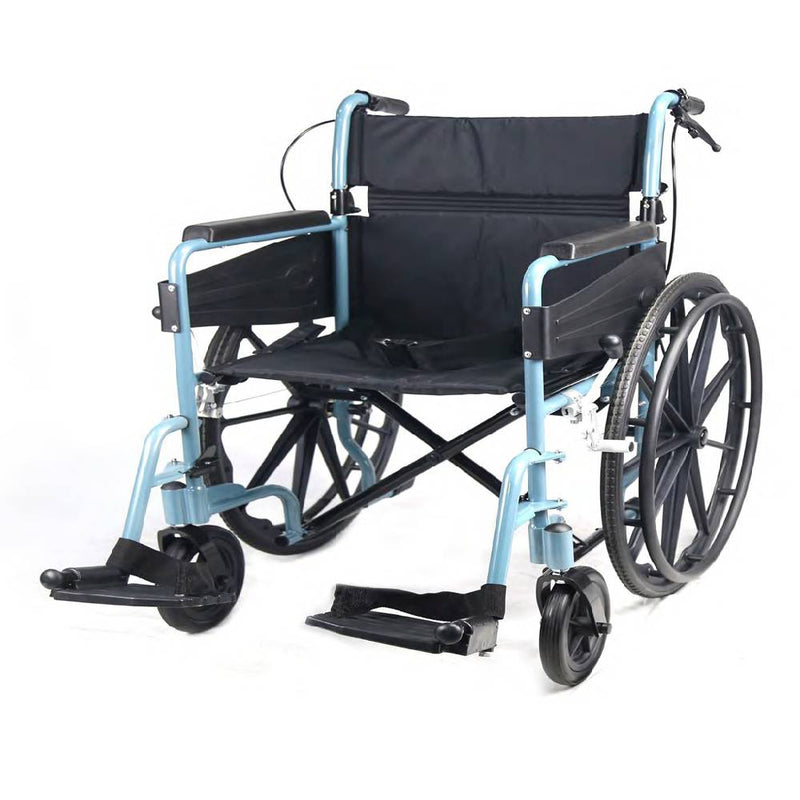 Kawaza (Kwa16) Aluminium Frame Wheel Chair Swing Away Footrests