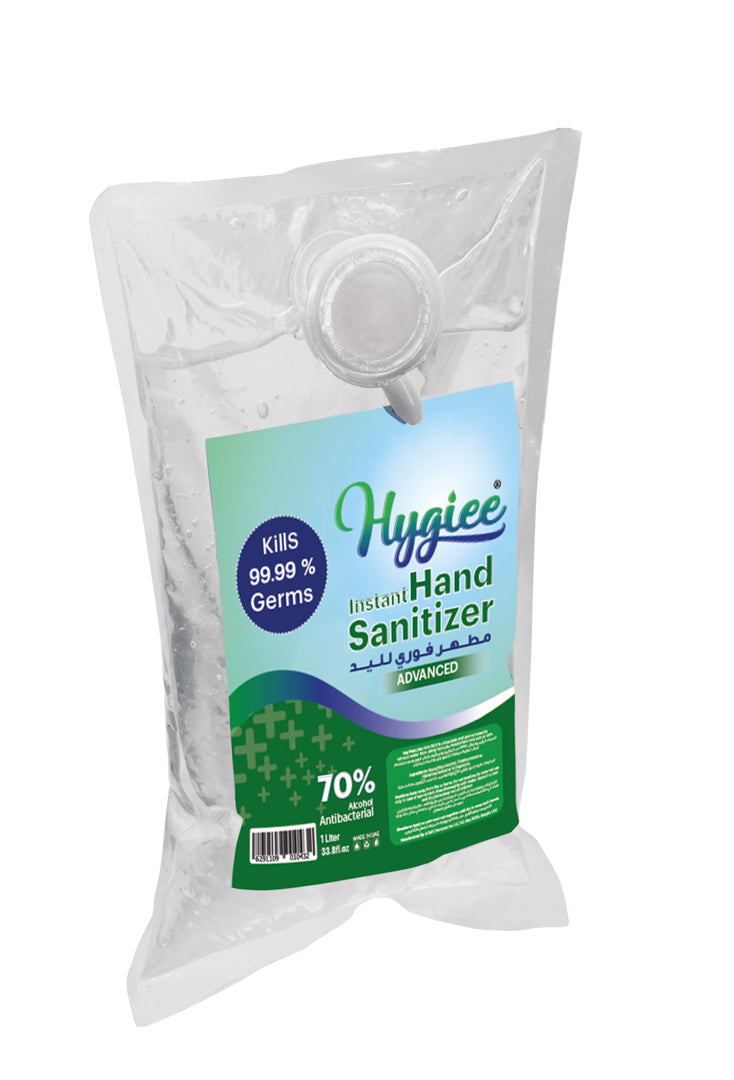 Hygiee Hand Sanitizer 1000Ml Lemon Pouch Gel