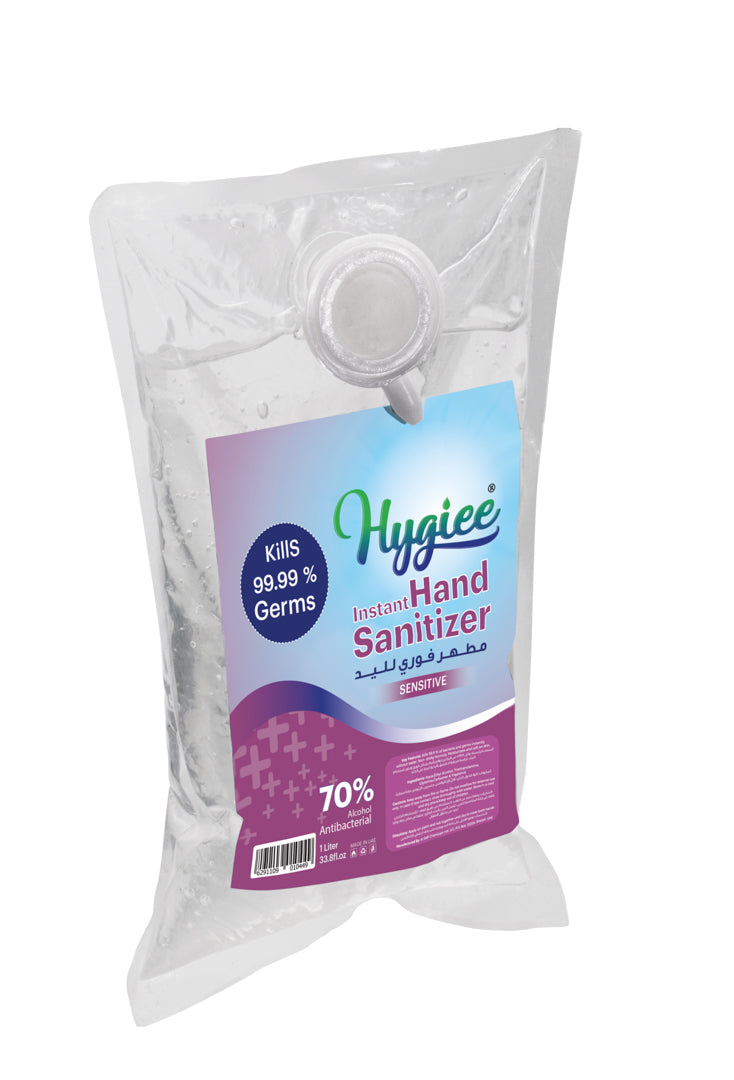 Hygiee Hand Sanitizer Lavender 1000Ml Pouch Liquid