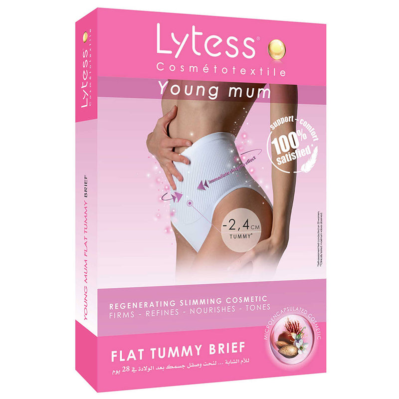 Lytess Young Mum Flat Tummy Brief, Black